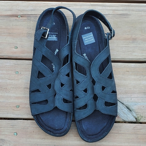 Barefoot Freedom black sandals 12 M - Picture 3 of 10